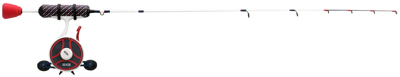 13 Fishing USAFF-LH-27UL FreeFall Ghost Patriot Edition Ice Combo - Image 3