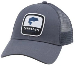 Simms PG-12212 Bass Patch Trucker Hat - Anvil